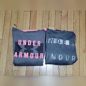 2- Under Armour ColdGear Fleece Hoodie - Medium